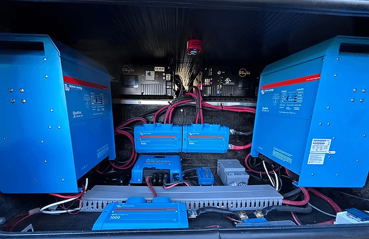 RV solar installation job 4